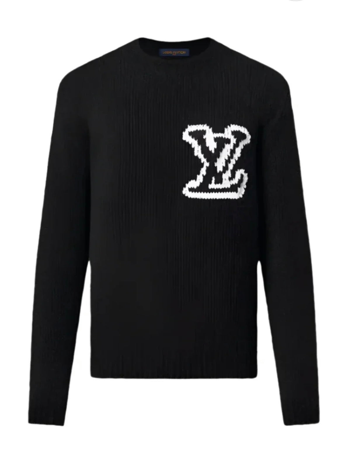 LOUIS VUITTON SWEATER CREWNECK BLACK