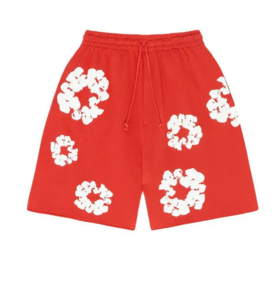 DENIM TEARS SHORTS RED