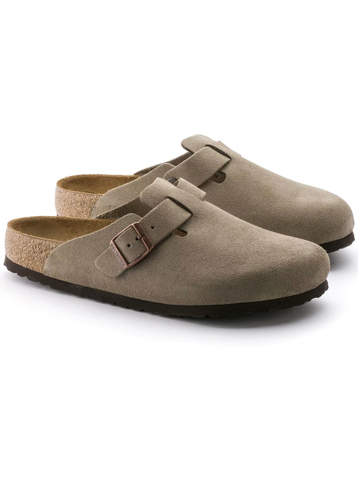 BIRKENSTOCK BOSTON SOFT FOOT BED - BEIGE