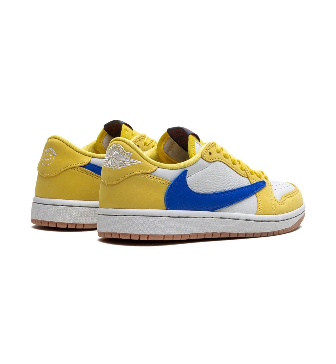 AIR JORDAN X TRAVIS SCOTT AIR JORDAN 1 RETRO LOW "CANARY" SNEAKERS