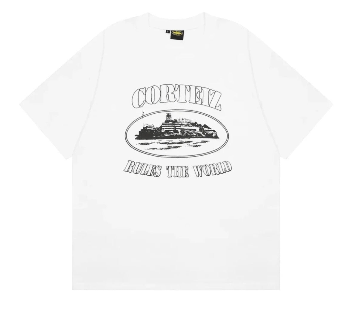 CORTEIZ RULES THE WORLD PLAIN T SHIRT WHITE