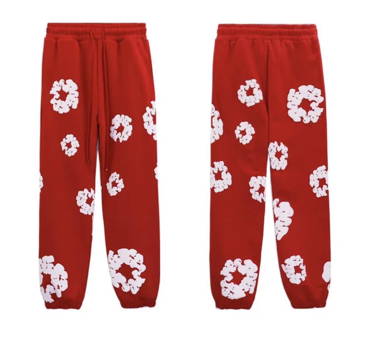 DENIM TEARS SWEATPANTS RED