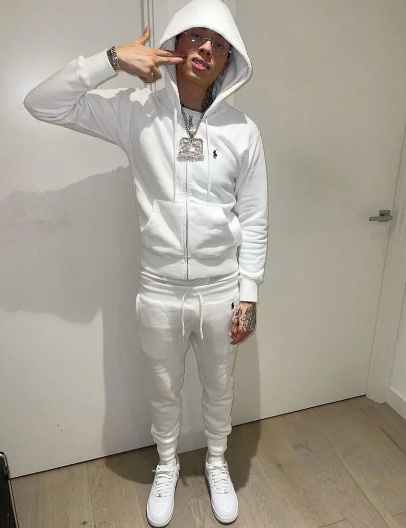 POLO RALPH LAUREN TRACKSUIT- WHITE