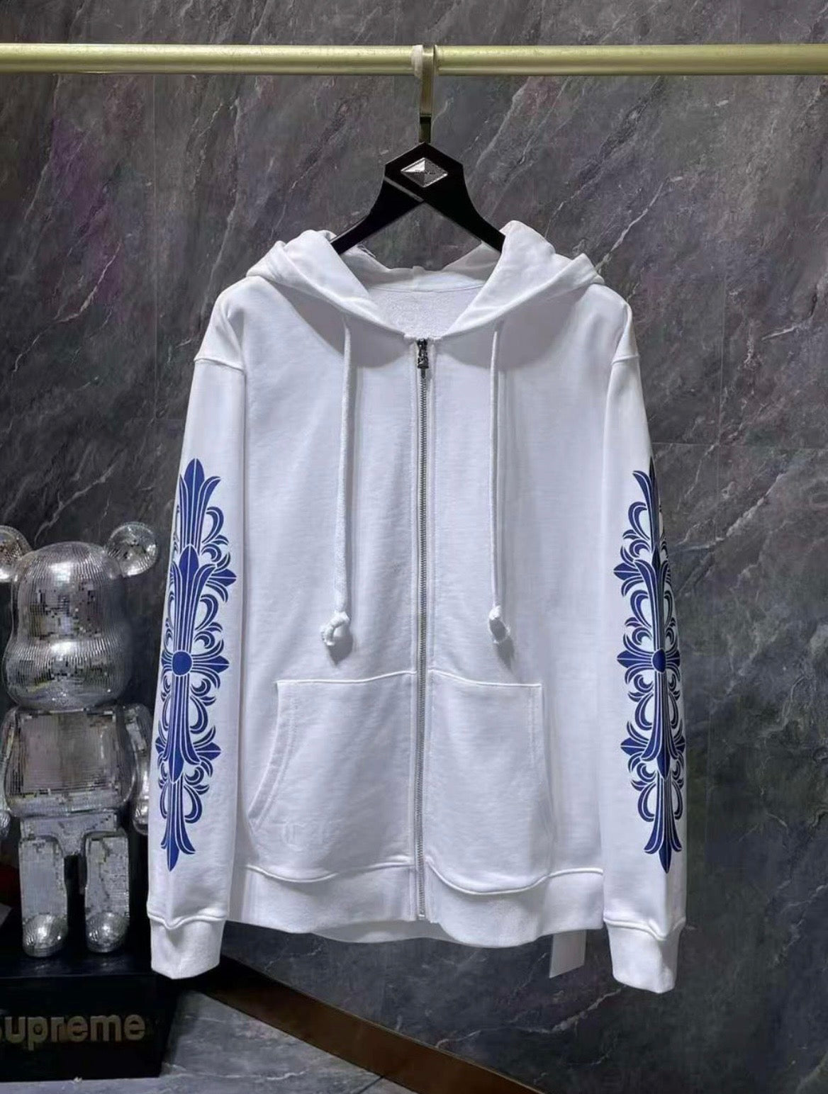 CHROME HEARTS ZIP UP JACKET
